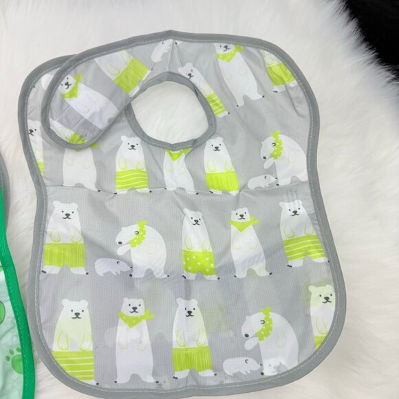 New 6pack Super Light Weight Baby Bib,Waterproof For 5-36 months - Picture 5 of 10